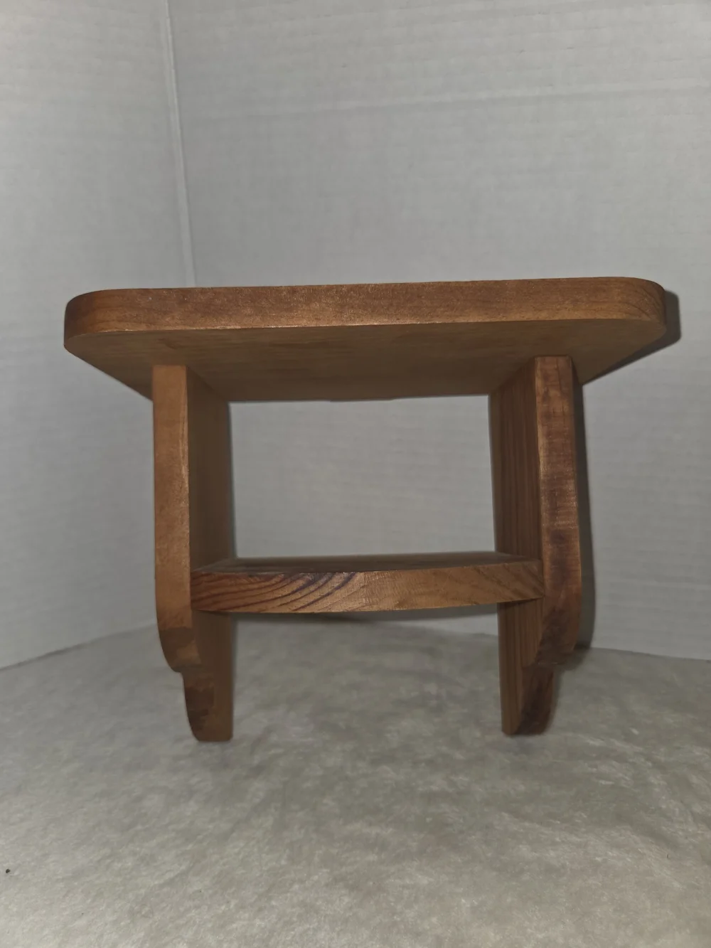 Two Small Wall Wood Shelfs w/ Metal Brackets 7.5